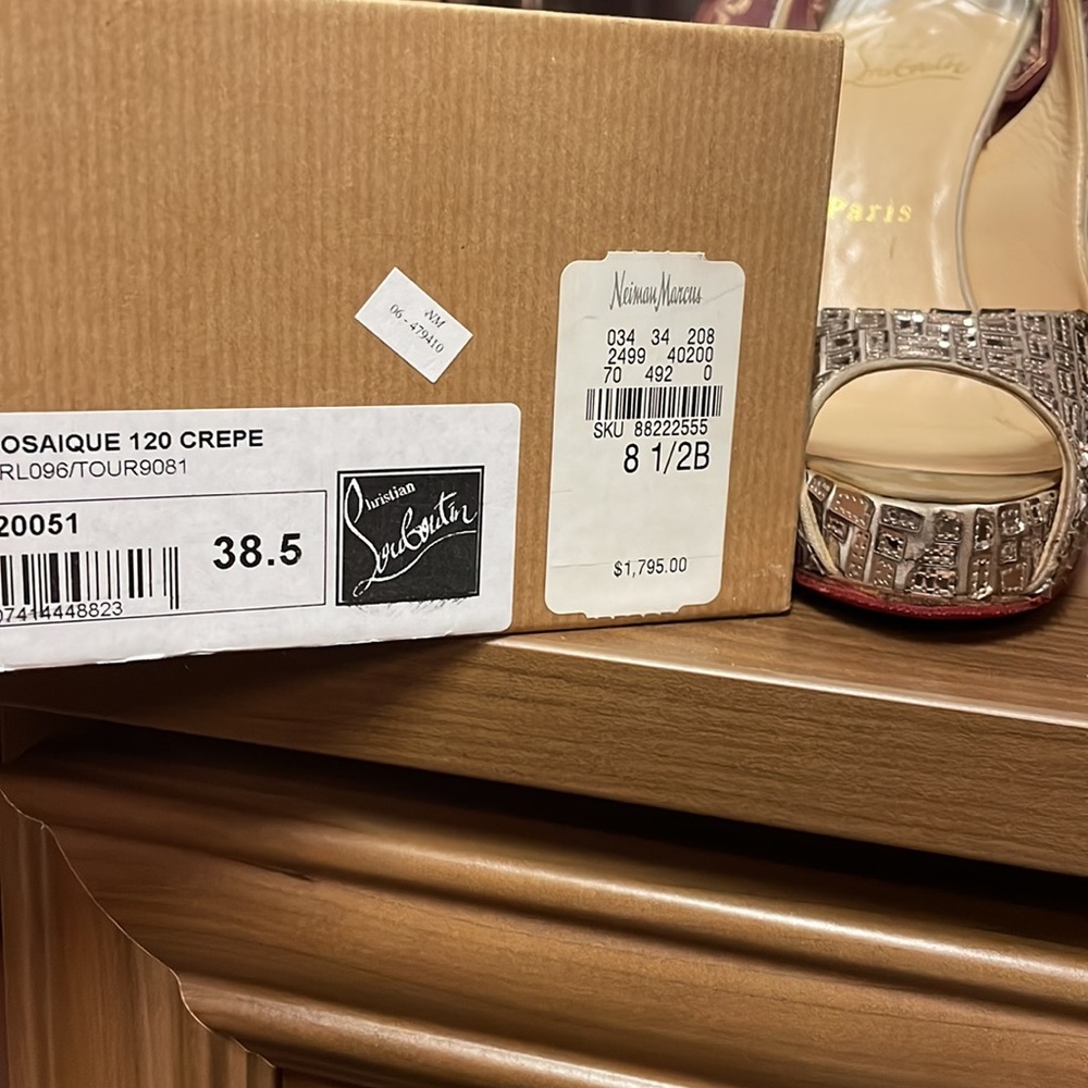 sparkly louboutin heels